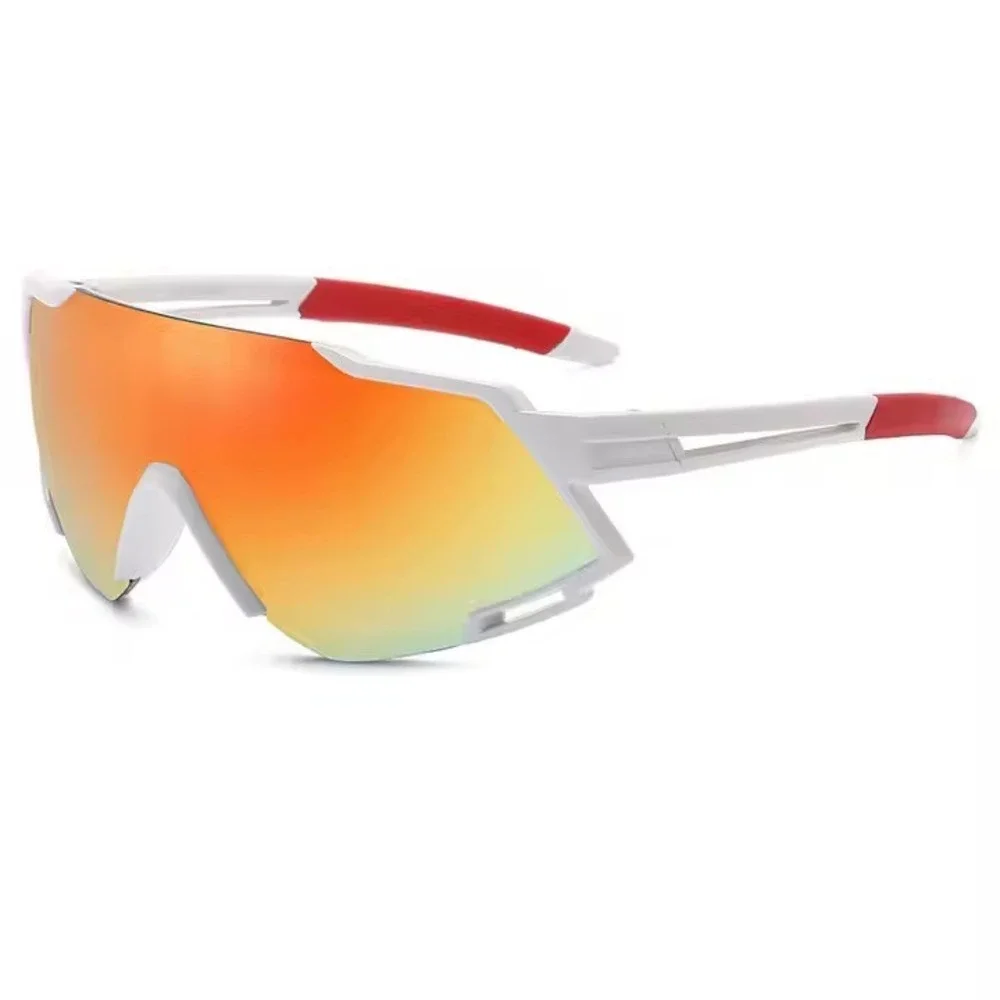 Performance‎ Sport Men Sunglasses White Frame Mirror Lens Cycling Bike Driving